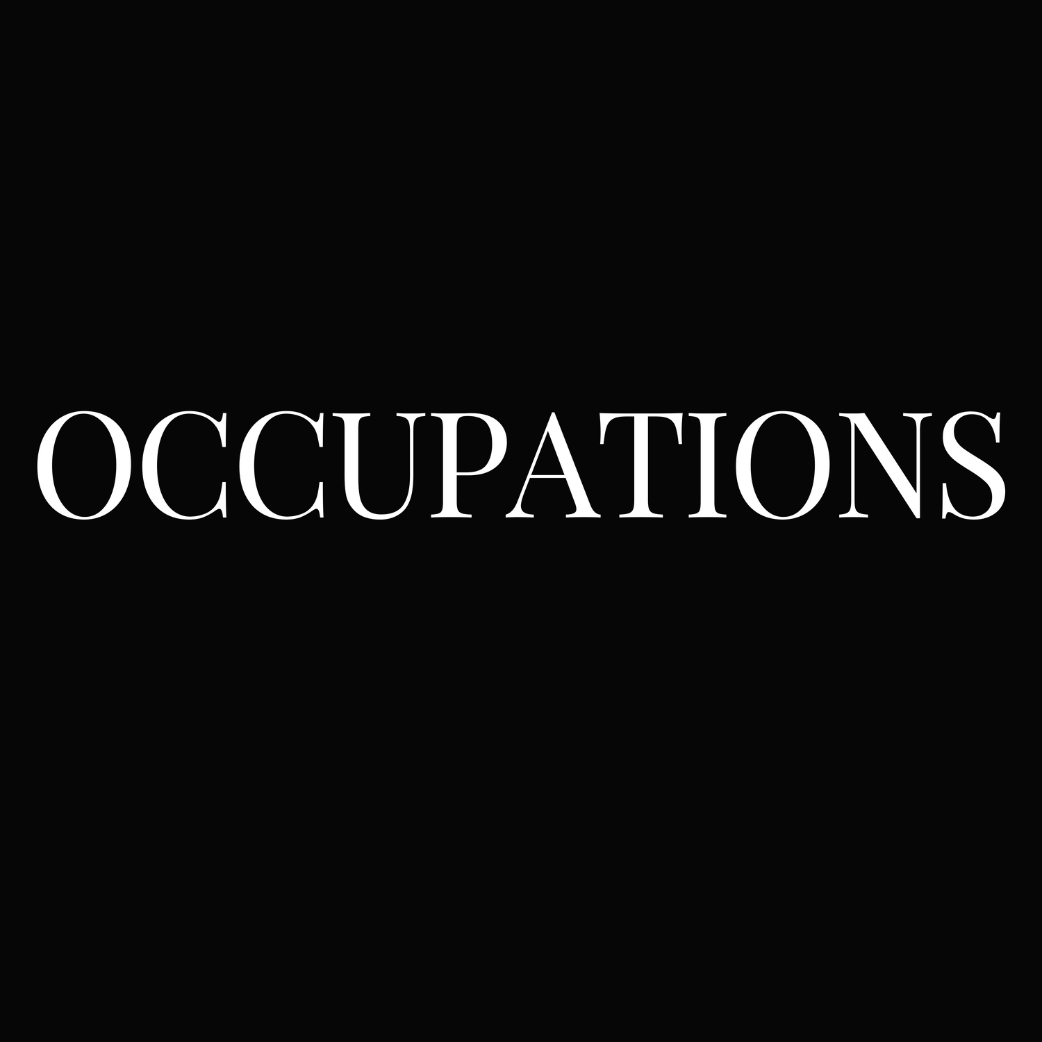 OCCUPATIONS