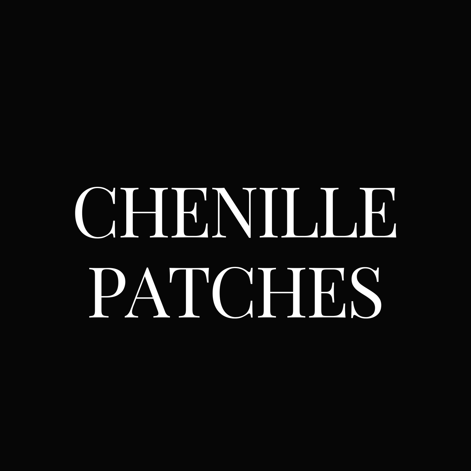 CHENILLE PATCHES