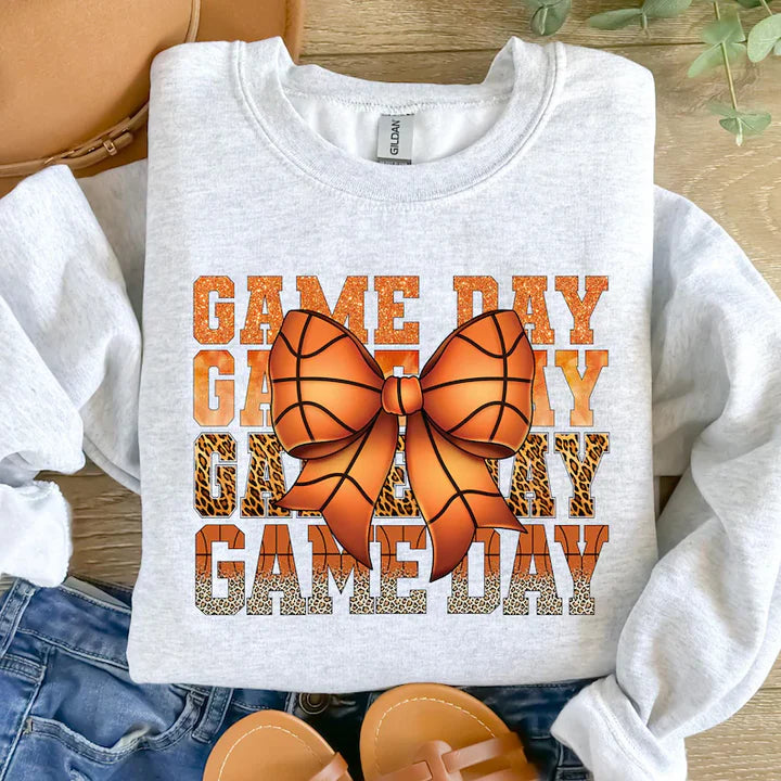 Game Day Basketball Bow