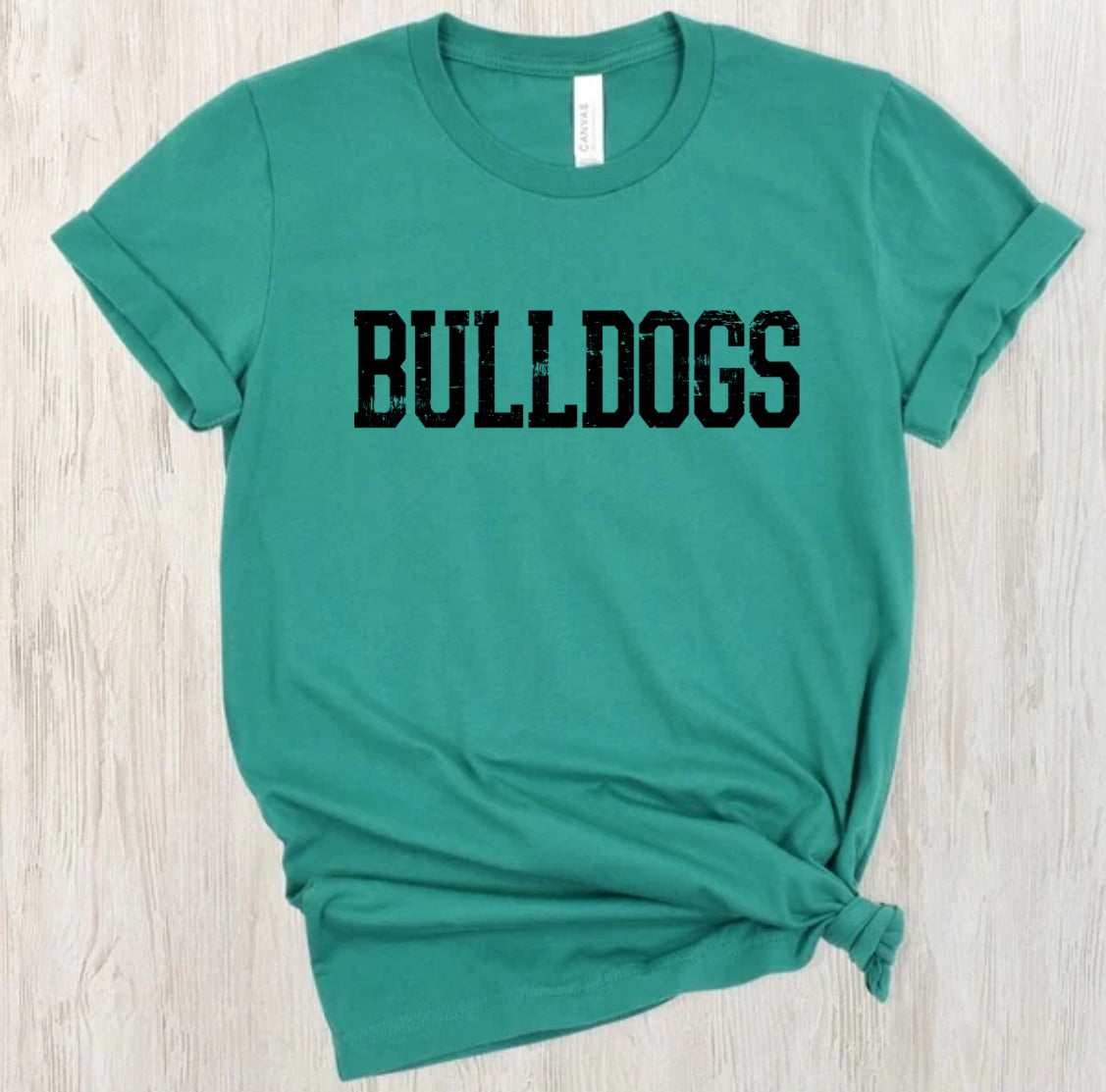 Bulldogs - Varsity Lettering Black