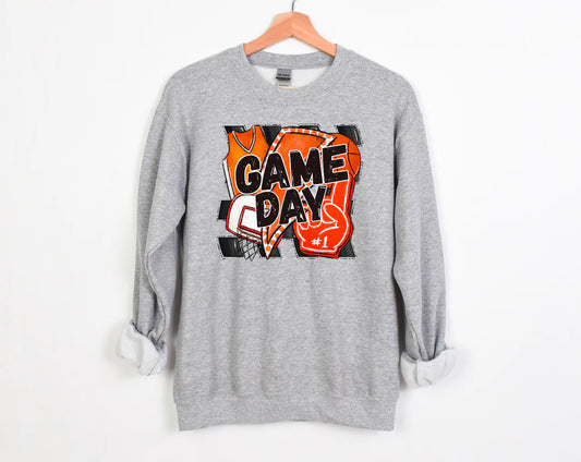 Game Day Basketball Foam Finger - Orange