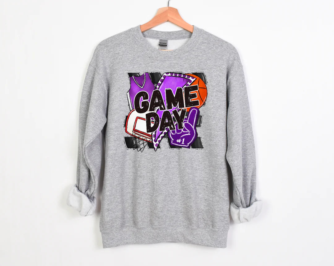 Game Day Basketball Foam Finger - Purple