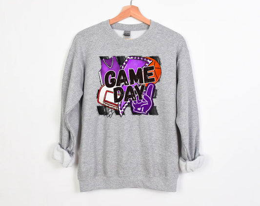 Game Day Basketball Foam Finger - Purple