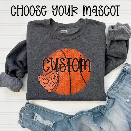 Custom Mascot Basketball