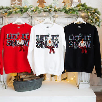 Let it Snow Faux Bling